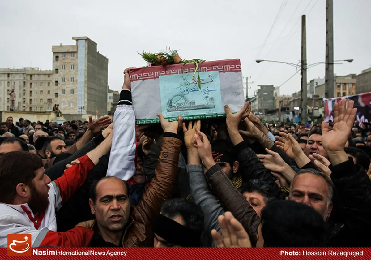 پیکر شش شهید گمنام در اردبیل تشییع شد