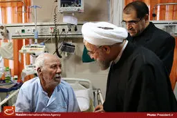 عکس خبری:: بازدید رئیس‌جمهور از بیمارستان بهارلو