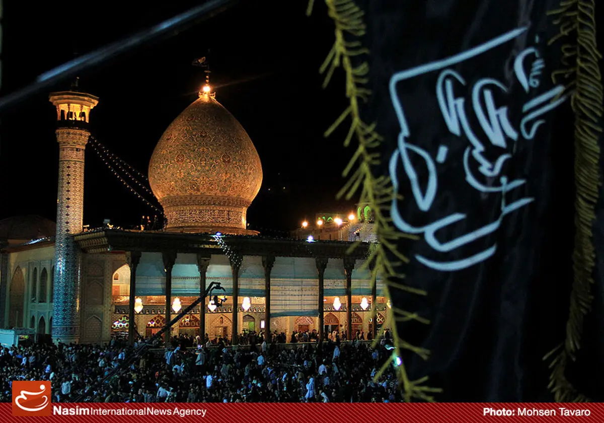 مراسم شهادت امام رضا(ع) امشب در حرم شاهچراغ برگزار می‌شود