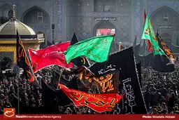 مراسم شام غریبان امام رضا (ع) در حرم مطهر رضوی برگزار شد