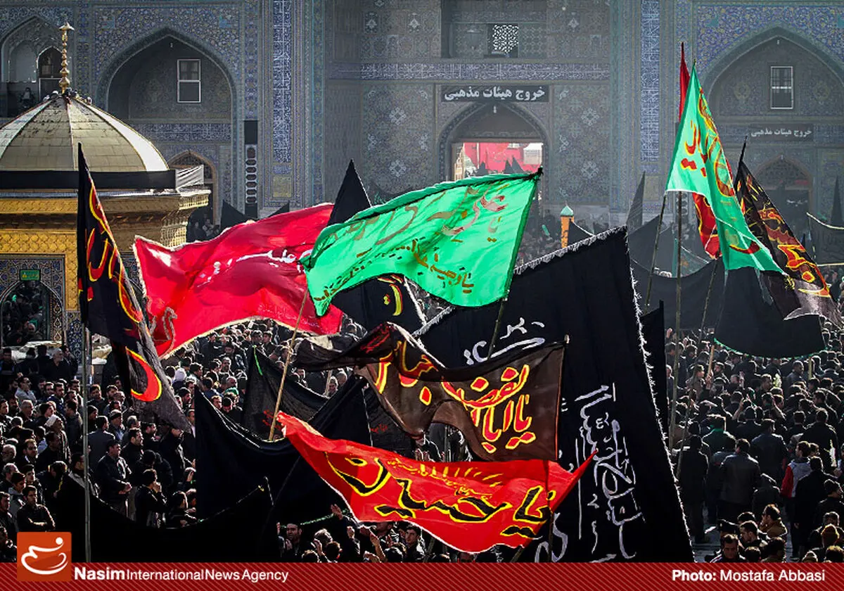 مراسم شام غریبان امام رضا (ع) در حرم مطهر رضوی برگزار شد
