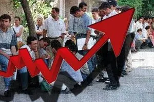نرخ بیکاری بازهم افزایش یافت