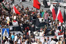 مردم بحرین در همبستگی با شیخ 