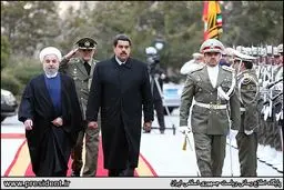 روحانی از رئیس‌جمهور ونزوئلا استقبال کرد