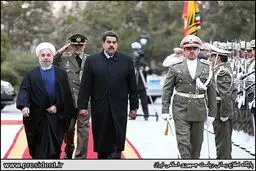 روحانی از رئیس‌جمهور ونزوئلا استقبال کرد