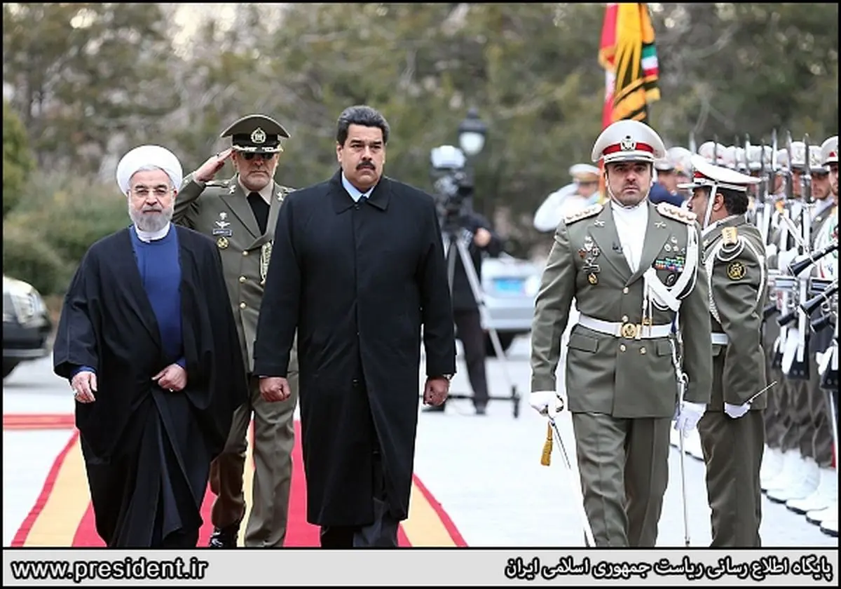روحانی از رئیس‌جمهور ونزوئلا استقبال کرد