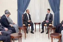 بشار اسد با رئیس دفتر اقتصادی مشترک ایران و سوریه دیدار کرد