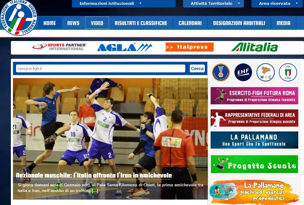 دیدار دوستانه تیم‌های ملی هندبال ایران و ایتالیا پخش زنده می‌شود