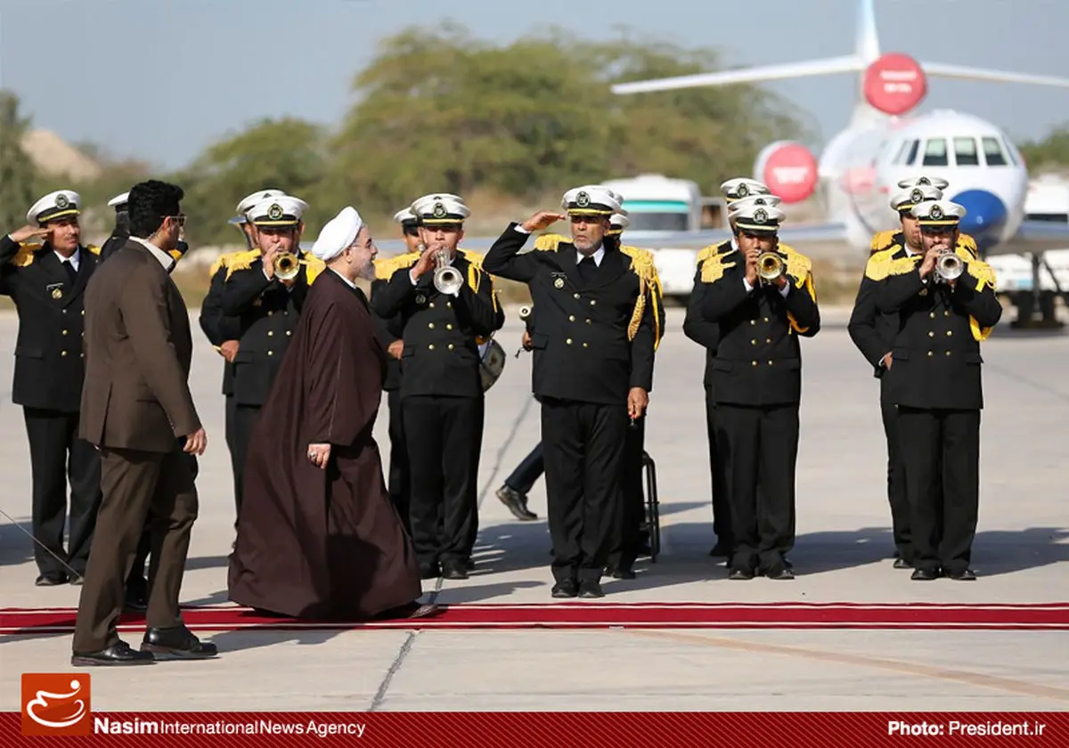 گزارش تصویری:: سفر رئیس‌جمهور به استان بوشهر