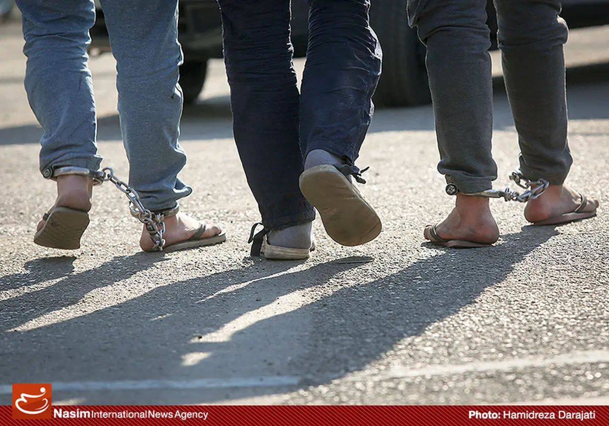 گزارش تصویری:: دستگیری جمعی از سارقان حرفه‌ای در تهران