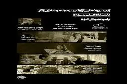 پرویز شیخ‌طادی در مراسم رونمایی از آثار 