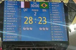 جام جهانی هندبال با پیروزی تیم قطر برابر برزیل آغاز شد