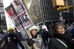 معترضان ضد تبعیض نژادی در نیویورک تظاهرات کردند