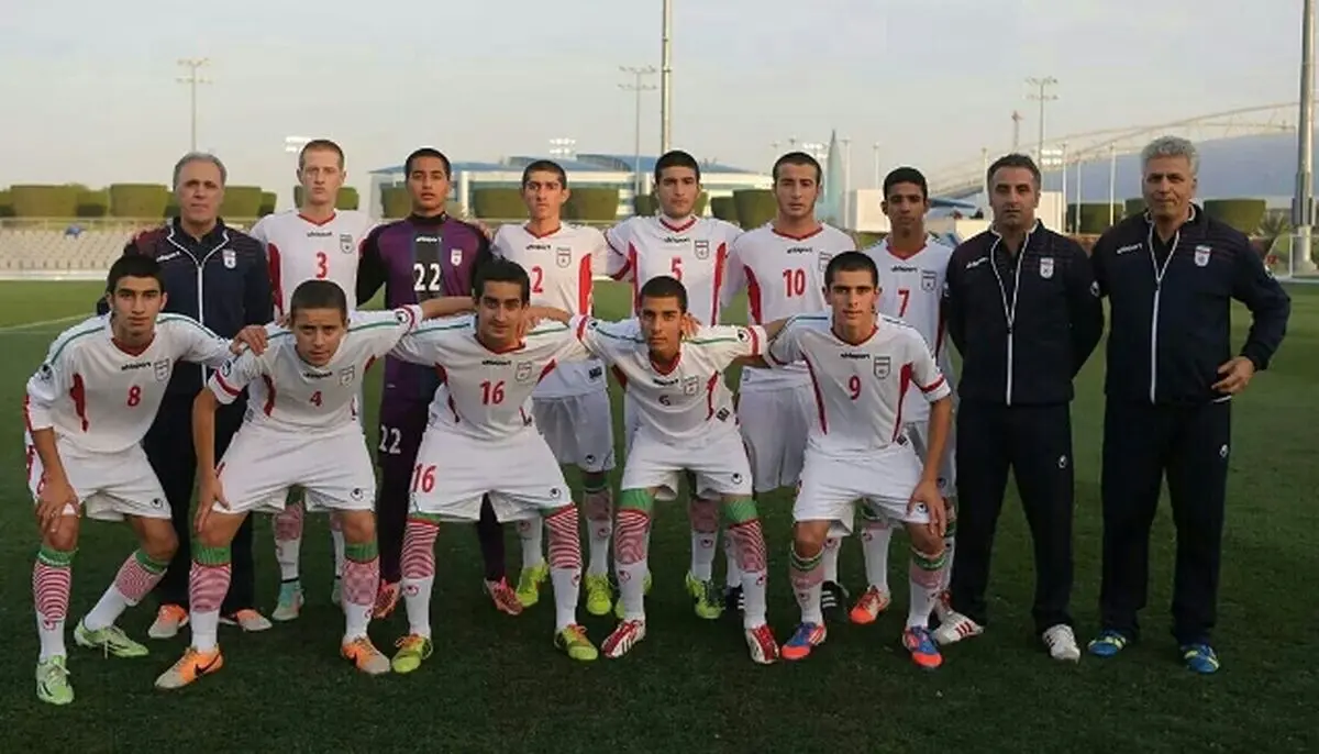 تیم فوتبال نوجوانان به بلاروس رفت