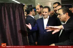 بخش بخار نیروگاه سیکل ترکیبی پره‌سر با حضور جهانگیری افتتاح شد