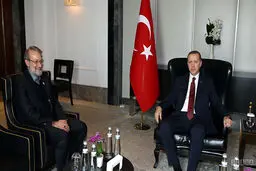 لاریجانی با اردوغان دیدار کرد