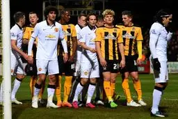 منچستریونایتد مقابل حریف گمنام خود متوقف شد