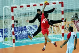 تیم ملی هندبال در نیمه نخست مغلوب مقدونیه شد