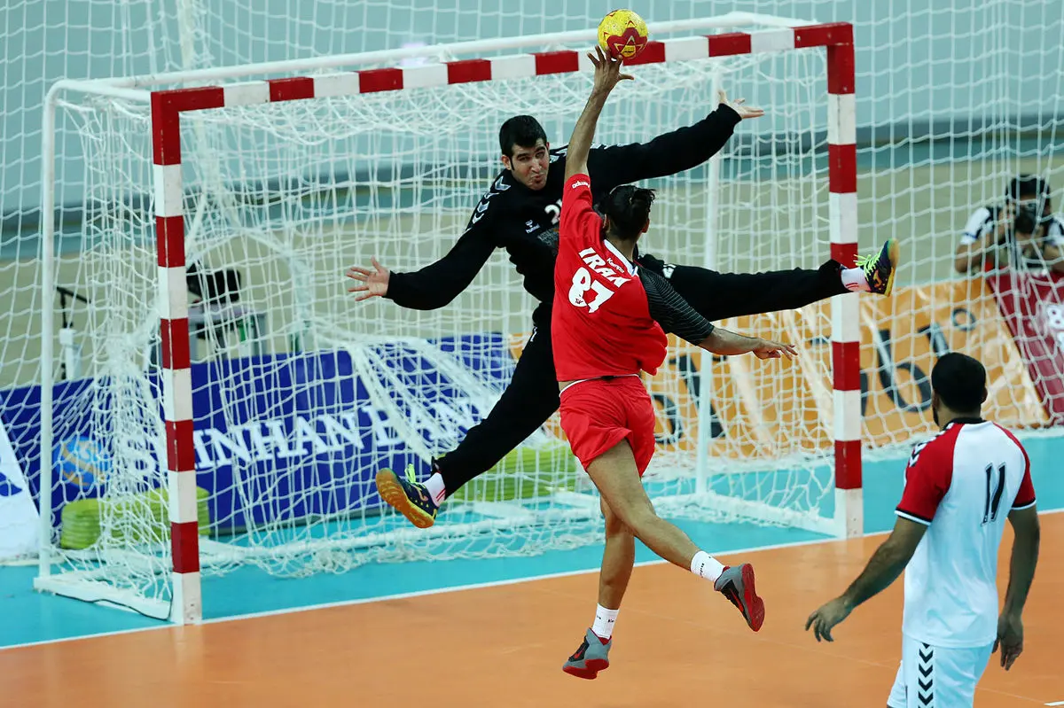 تیم ملی هندبال در نیمه نخست مغلوب مقدونیه شد