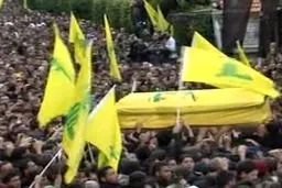 فیلم:: تشییع پیکر فرزند شهید عماد مغنیه