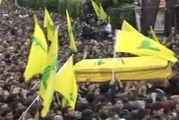 فیلم:: تشییع پیکر فرزند شهید عماد مغنیه