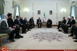عکس خبری:: دیدار رئیس مجلس گرجستان با رئیس‌جمهور