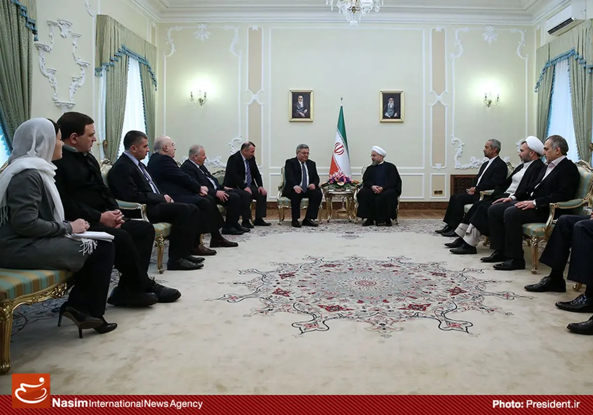 عکس خبری:: دیدار رئیس مجلس گرجستان با رئیس‌جمهور