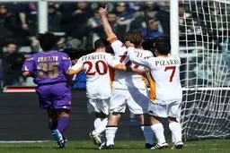 آاس رم مقابل فیورنتینا متوقف شد