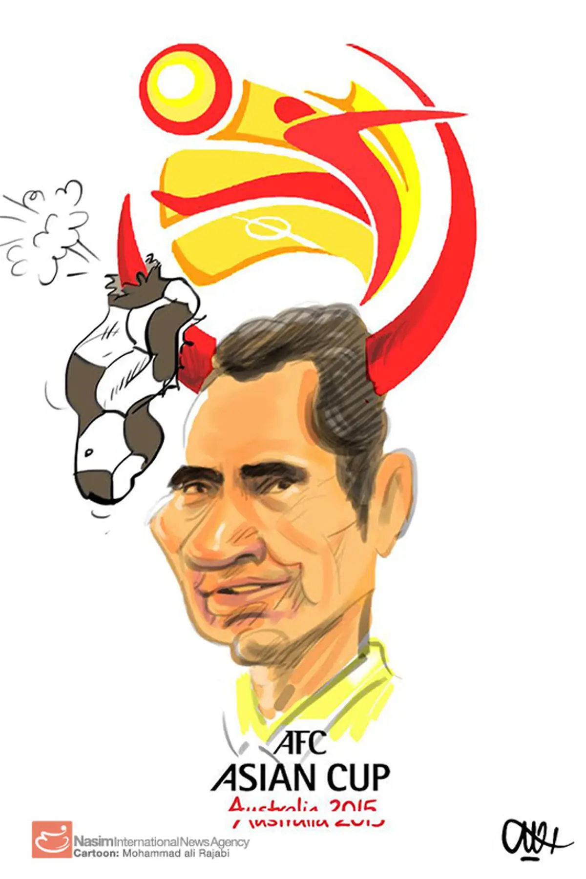 کاریکاتور:: ناداور به ایران می‌آید