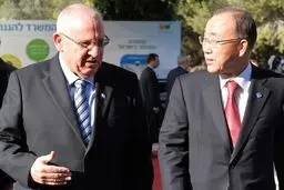 رئیس رژیم صهیونیستی با دبیرکل سازمان ملل در نیویورک دیدار کرد