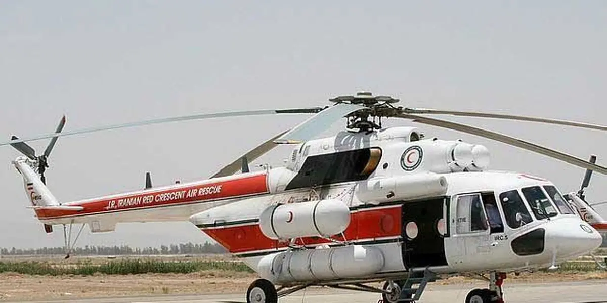 هلال احمر سه فروند بالگرد امدادی شرکت پنها را تحویل می‌گیرد