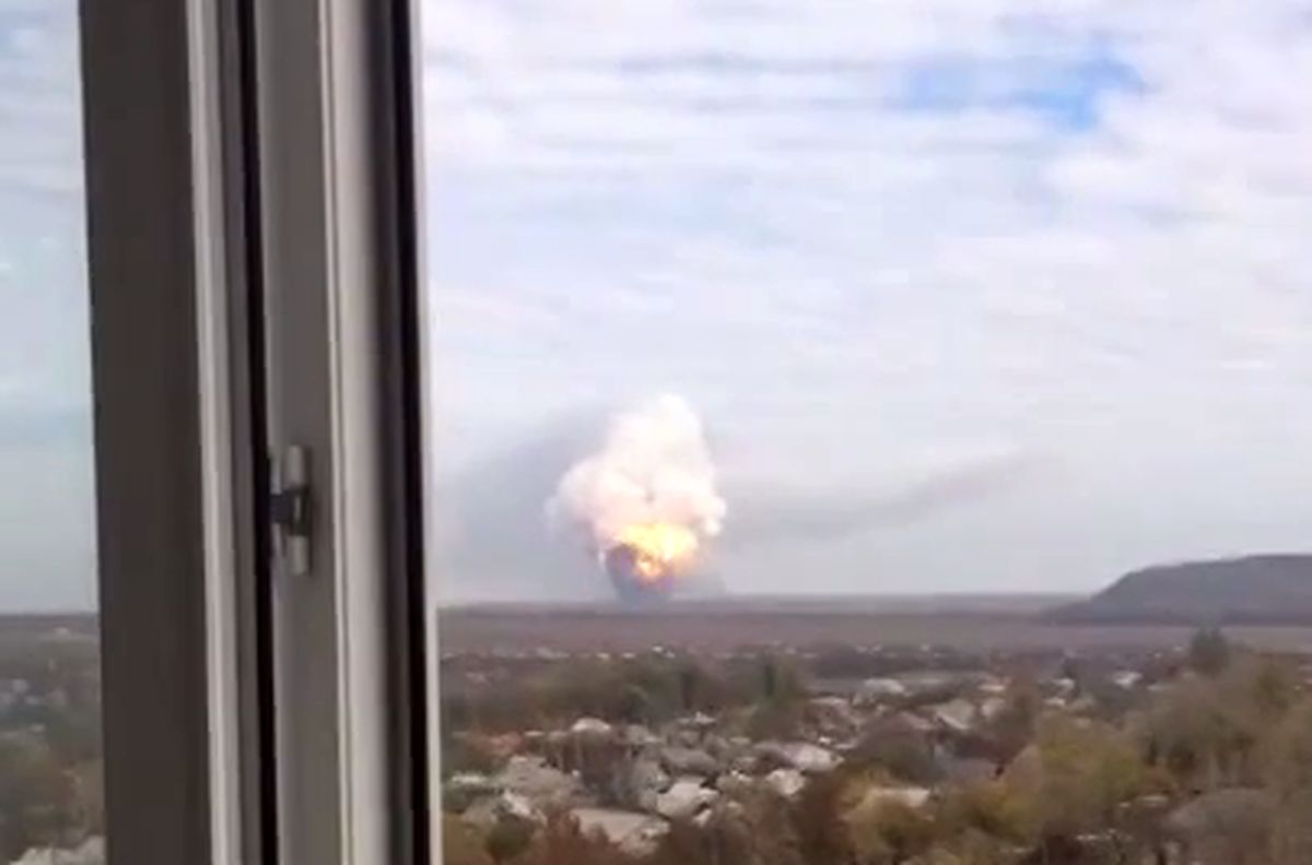 مقامات اوکراین از شلیک خمپاره در منطقه‌ای در شهر دونستک خبر دادند