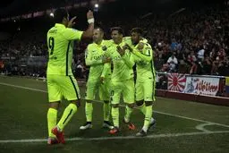 بارسلونا به مرحله نیمه‌نهایی جام حذفی اسپانیا راه یافت