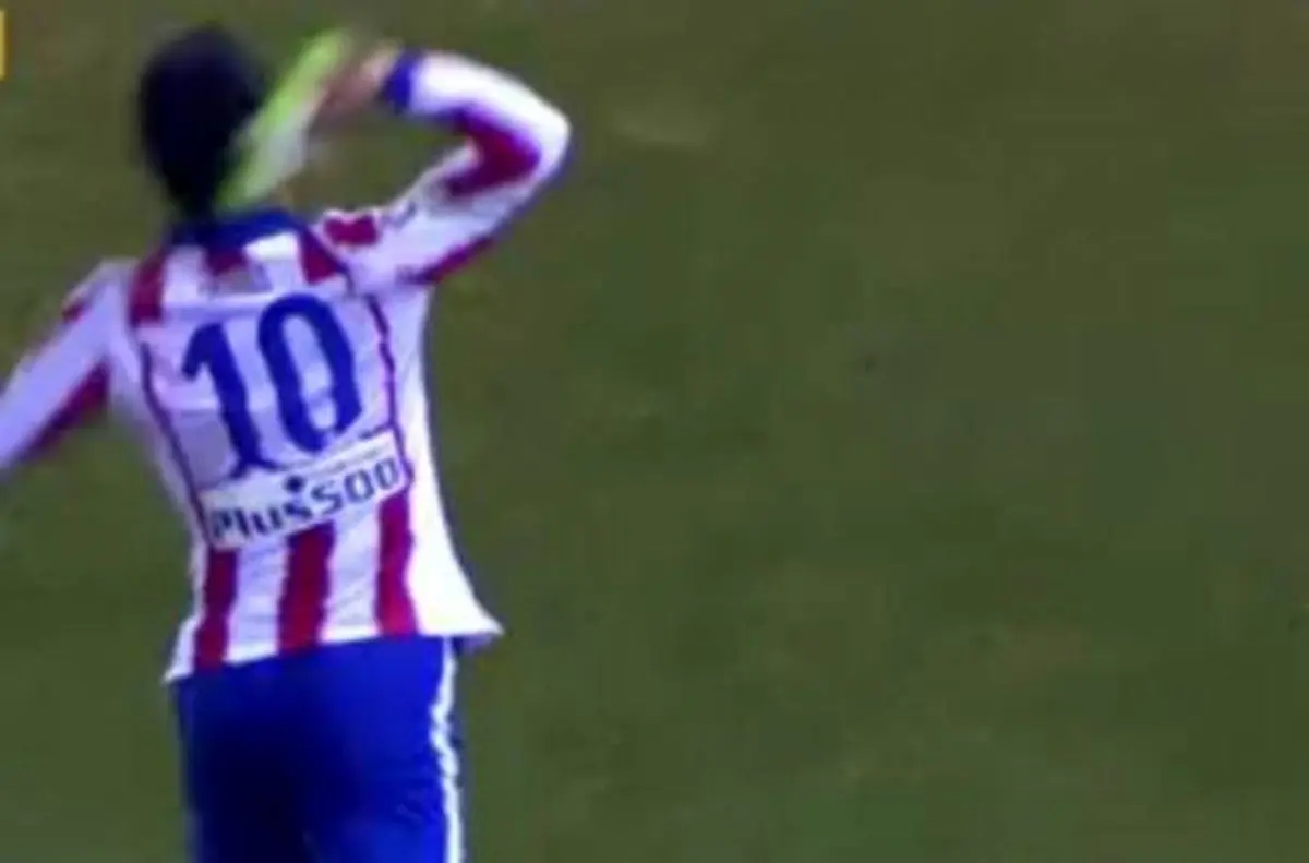 هافبک اتلتیکو مادرید جریمه نشد