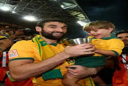 تصاویر جشن قهرمانی استرالیا را تماشا کنید