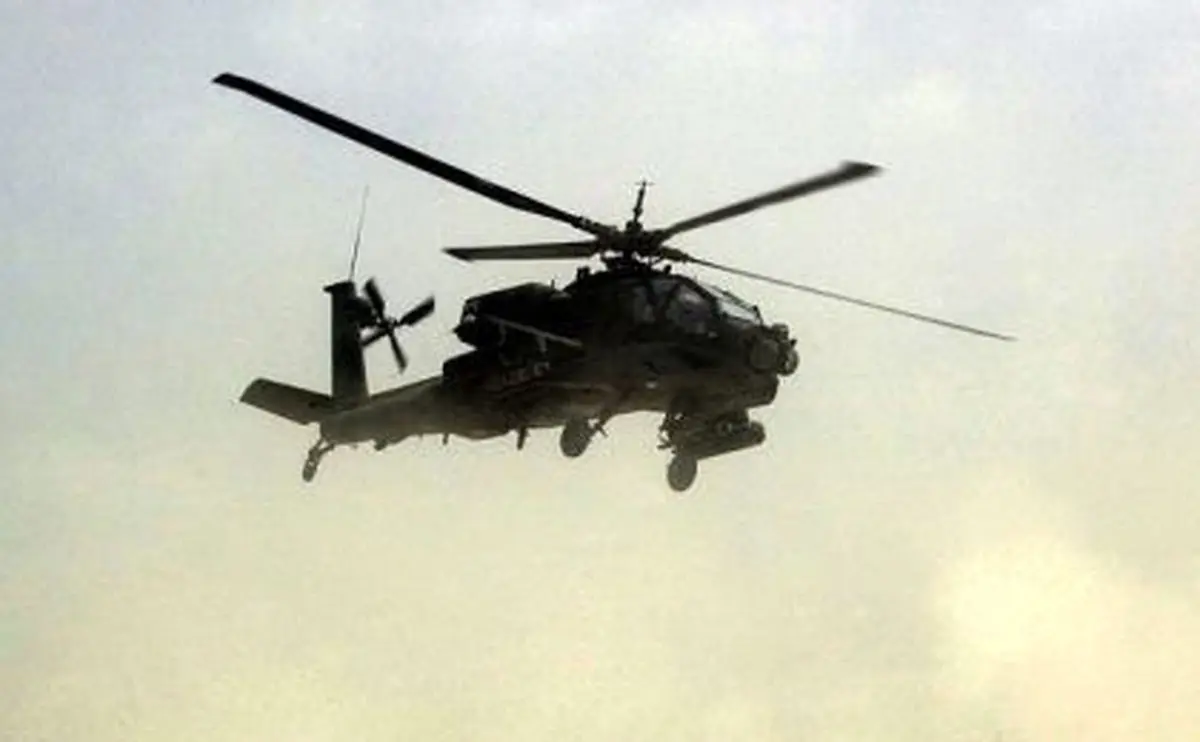 حزب‌الله عراق، یک بالگرد آمریکایی را در آسمان استان الانبار هدف قرار داد