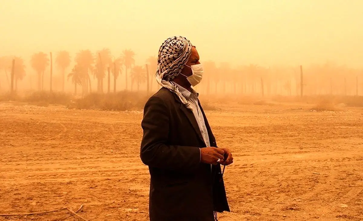 هواشناسی خوزستان: مناطق جنوبی استان فردا غبارآلود می‌شود