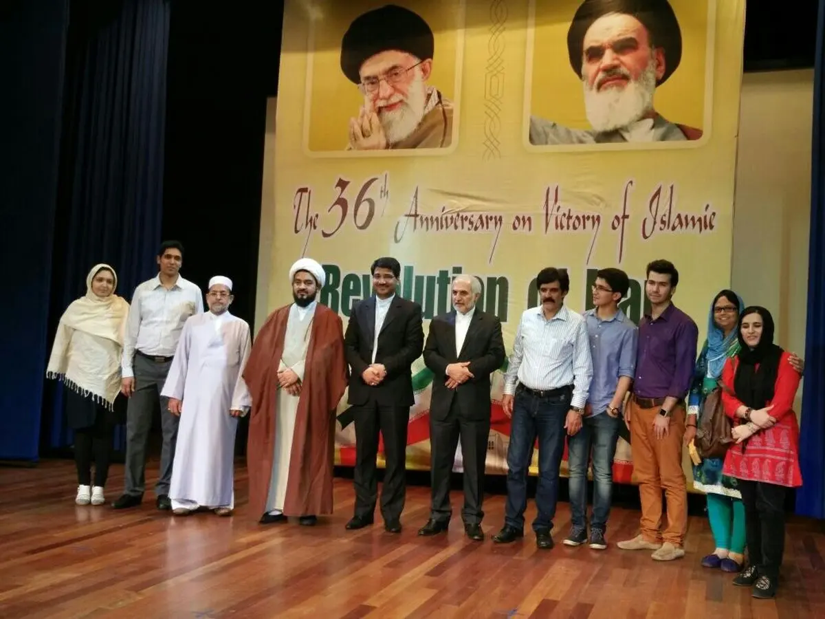 در آستانه سالگرد پیروزی انقلاب اسلامی، مراسمی به همت مسلمانان "چنای" هند برگزار شد