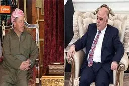 مسعود بارزانی و حیدر العبادی با هم دیدار کردند