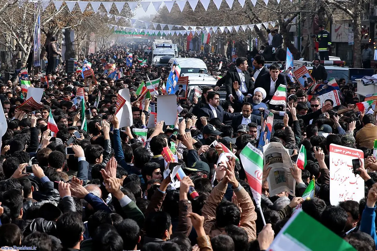 دفتر رئیس جمهور از استقبال پرشور مردم استان اصفهان تقدیر کرد