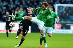 بایرلورکوزن در زمین وردربرمن شکست خورد