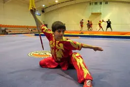 رضا خلف‌زاده نخستین مدال طلا را کسب کرد