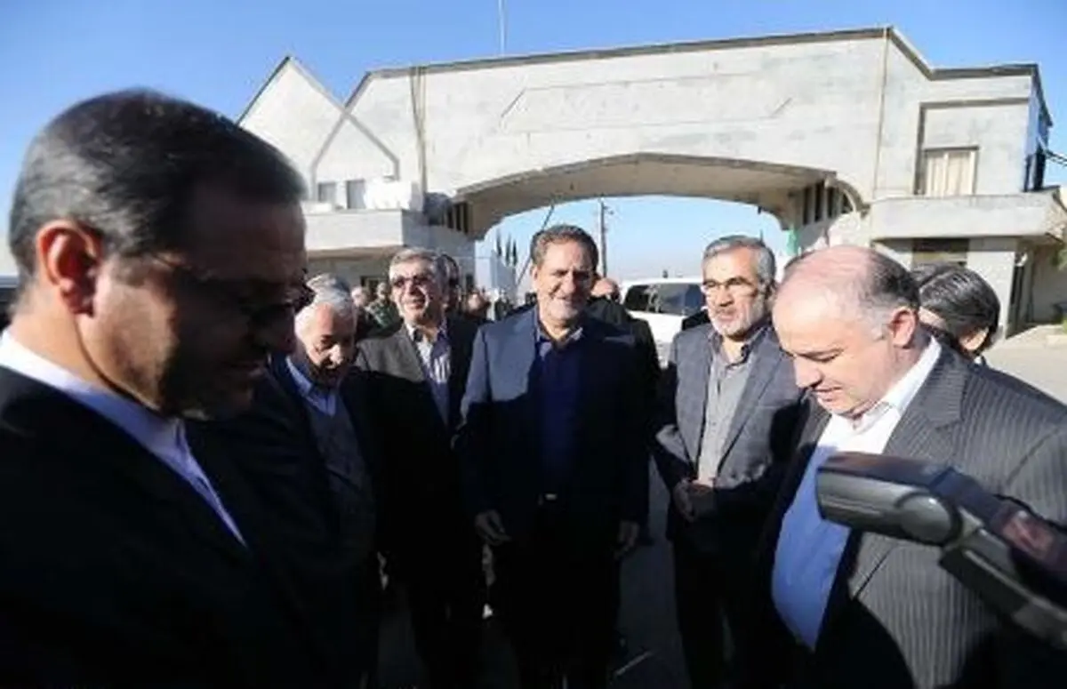کارخانه احیاء مستقیم بردسیر با حضور جهانگیری افتتاح شد