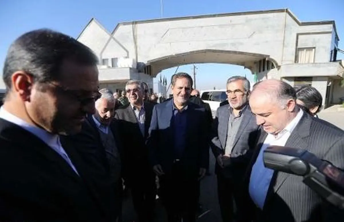 کارخانه احیاء مستقیم بردسیر با حضور جهانگیری افتتاح شد