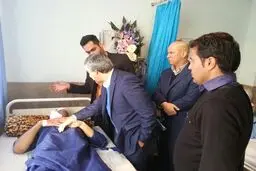 هاشمی از ملی‌پوش هندبال عیادت کرد