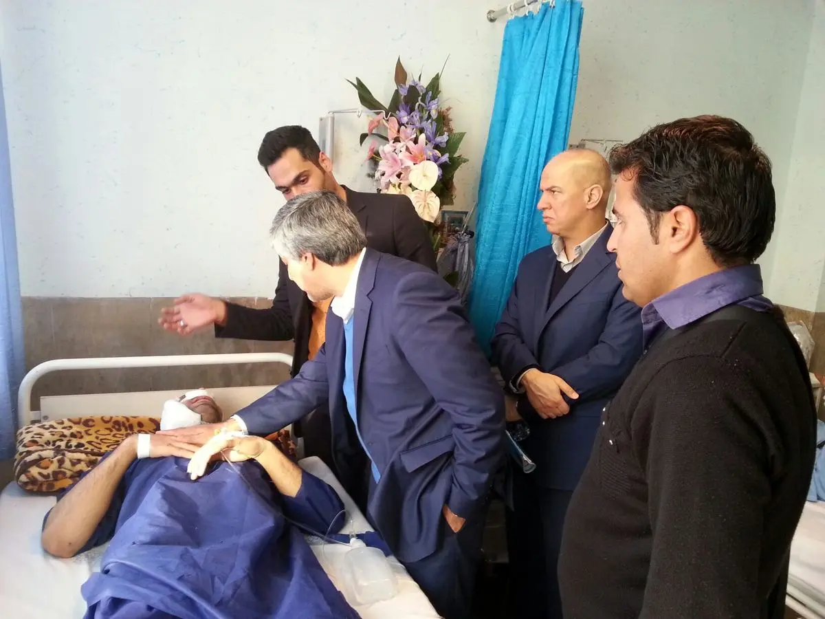 هاشمی از ملی‌پوش هندبال عیادت کرد