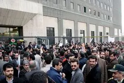 دامداران استان ایلام در مقابل مجلس تجمع کردند