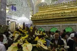 بزرگترین تابلو آیه الکرسی برنزی جهان وقف حرم امام علی(ع) شد