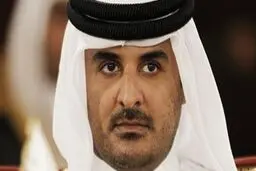 امیر قطر وارد ریاض شد