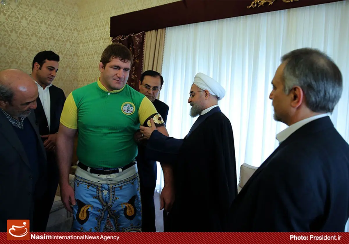 عکس خبری:: دیدار احسان حدادی و پرویز هادی با رئیس‌جمهور